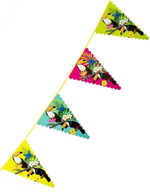 6 meter Banner med Store Vimpel Flagg - Toucan