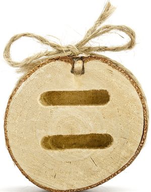 Ringbærer i Treverk ca 6-4 cm
