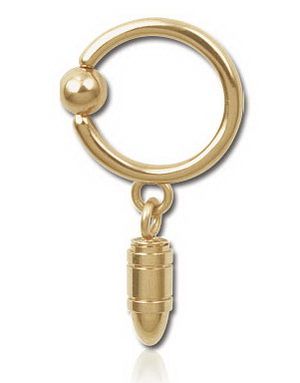 Hengende Patron Bronze - 1.6 x 12 mm BCR Piercing