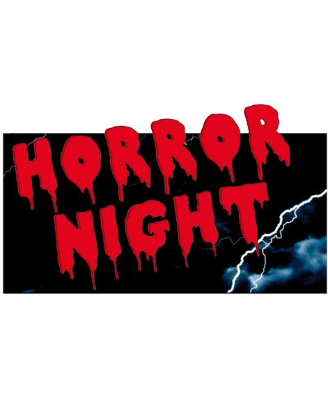Horror Night - 30x55 cm PVC Veggdekorasjon - Zombie Horror