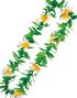 Tropisk Hawaiikrans med Hvite og Gule Plumeria
