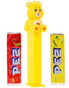 1753920000_1Funshine - Care Bears Pez-Holder med 2 stk Pez Pakker