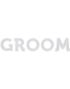GROOM Hvit Patch