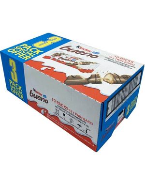 30 stk Kinder Bueno Sjokolader - Hel Eske 1,29 kg