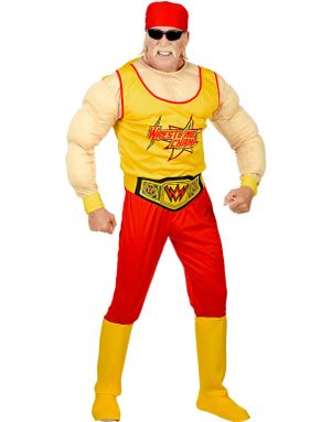 Hulk Hogan Inspirert Wrestler Kostyme