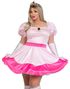 Pink Princess - Rosa Prinsessekostyme til Dame - XL/2XL