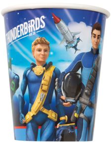 8 stk Pappkrus 270 ml - Thunderbirds