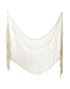 Skummel Dekorasjon til Halloween - Beige Netting Ca 75x300 cm