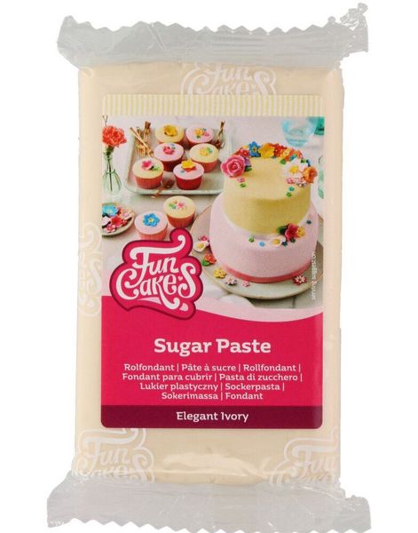 Funcakes Fondant - Elegant Ivory / Elfenbein 250 gram