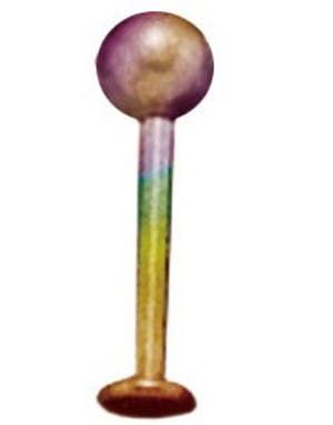 Ball Labrett Rainbow - 1,2 x 8 mm Labret