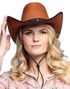 Brun Cowboyhatt med Nagler