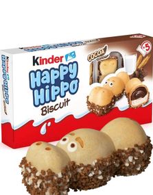 5 pack Kinder Happy Hippo Cocoa Kjeks 103g