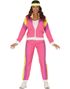 Rosa 80-talls Grilldress Kostyme til Dame