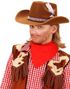 Brun Cowboyhatt til Barn Pyntet med Fjær