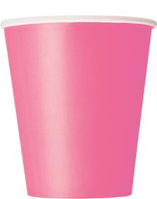 14 stk Rosa Pappkrus 270 ml