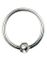BCR Piercing med Rund Kule og Klare Stener