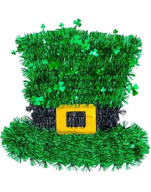 St. Patrick's Day Topphatt Skilt/Dekorasjon 29x30 cm