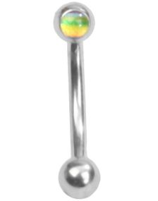 Rainbow - 1.2 x 8 mm Øyenbrynspiercing