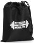 3 stk Forskjellig Fargede Fitness Mobility Latex Treningsbånd i Nylonbag