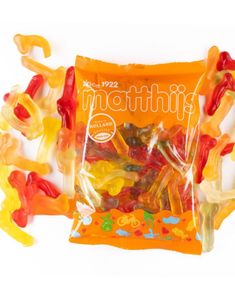 1 kg Matthijs Gomlullen - Flerfargede Penisformet Vingummi