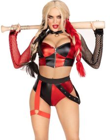 Crime Spree - Harley Quinn Inspirert Damekostyme