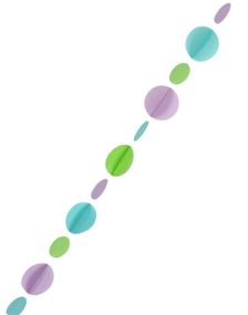 Ballonghale med Pastellfarget Sirkler 125 cm