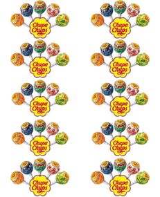 50 stk Chupa Chups Lollipop / Kjærlighet på Pinne