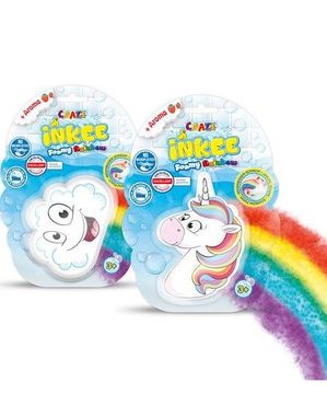Craze Inkee Assortert Regnbue Enhjørning/Sky Badebombe