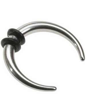 Silver Djengis - Ørepiercing med O-Ringer