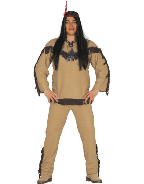 Native American - Beige Indianer Kostyme