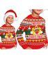 "Merry Christmas" Julegenser med Forskjellige Julemotiver til Barn - 10-12 ÅR