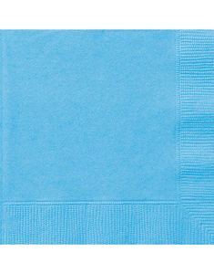 20 stk Lys Blå Servietter 33x33 cm