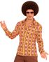 70 Talls Retro Disco Kostymeskjorte til Herre