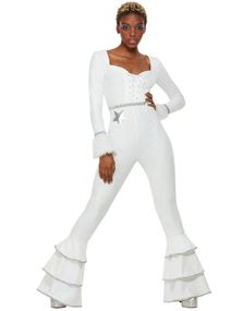 B-VARE! 70-Talls Abba Inspirert Glam Kostyme til Dame - Strl M