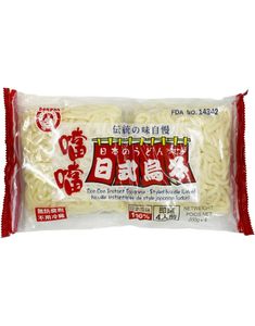 4-Pack Instant Fresh Udon Noodles - Japanske Udon Nudler - 4x200 gram (Japan)