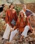 Brun Hippie Poncho - OneSize