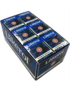 1823644800_124 stk Läkerol Sugarfree Licorice Seasalt / Lakris Sukkerfrie Pastiller med Havsaltsmak - Hel Eske