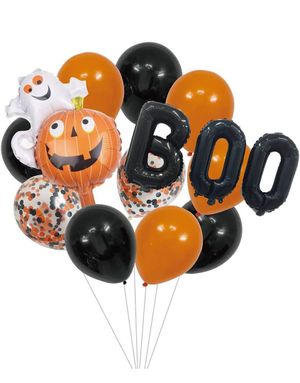 Halloween Ballongbukett 12 deler