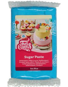 Funcakes Fondant - Sea Blue / Havblå 250 gram