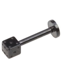 Svart Labret med Terning