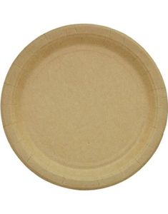 10 stk Små Miljøvennlige Kompostbare Kraft Papptallerkener 18 cm