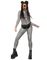 Holografisk Disco Catsuit Damekostyme