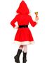 Klassisk Rød Nissekjole med Hette