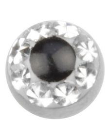 Diamond Ball Black Stålkule