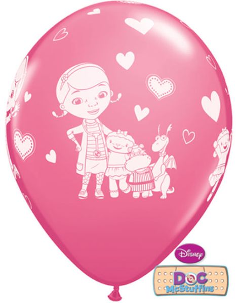 6 stk Rosa Ballonger 30 cm - Doc McStuffins