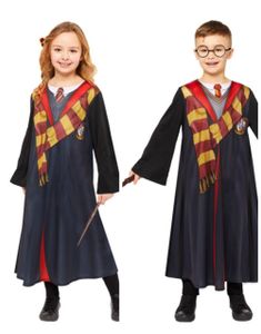 Parkostyme - Harry Potter og Hermine Barnekostyme