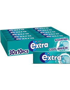 30 stk Extra Cool Breeze Tyggegummi Pakker - Hel Eske 420 gram