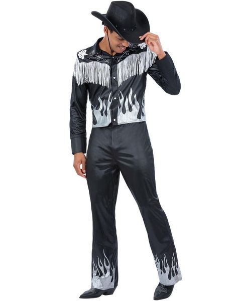 Glamourous Cowboy - Cowboy Kostyme til Mann