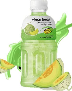 Mogu Mogu Nata De Coco - Melonjuice med Kokosgelebiter 320 ml (Thailand)