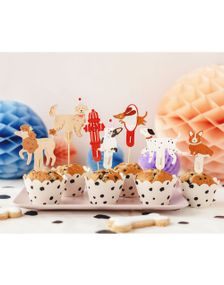 7 stk Kaketopper - Dogs Party